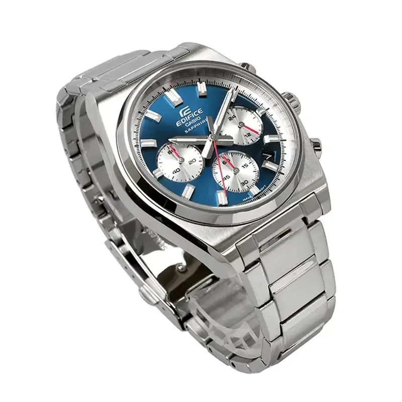 Casio Edifice Chronograph Blue Dial Men's Watch- EFB-730D-2AV